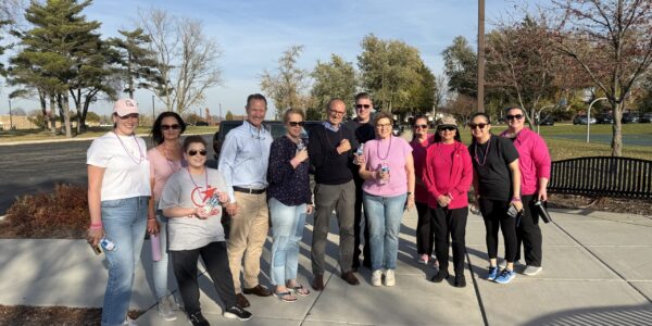 Transdev Lombard employees participated in a Komen Walk Where You Are event at the end of October.