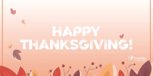 Happy Thanksgiving From Transdev!