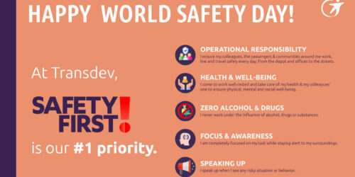 Safety First! Transdev Observes World Safety Day